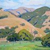*Arthur Hill Gilbert Carmel Valley c1930s 9 x 12 Oil on canvasboard